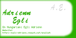 adrienn egli business card